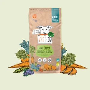 GREEN CRUNCH, veganes Trofu (35 % Süßkartoffel, 18 % Erbsen, 15 % Linsen), 2kg, 10kg