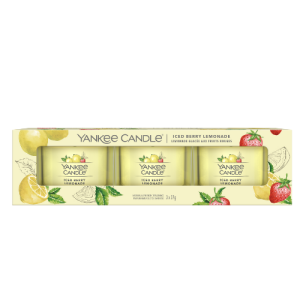 Yankee Candle Filled Votive Iced Berry Lemonade 3 Pack