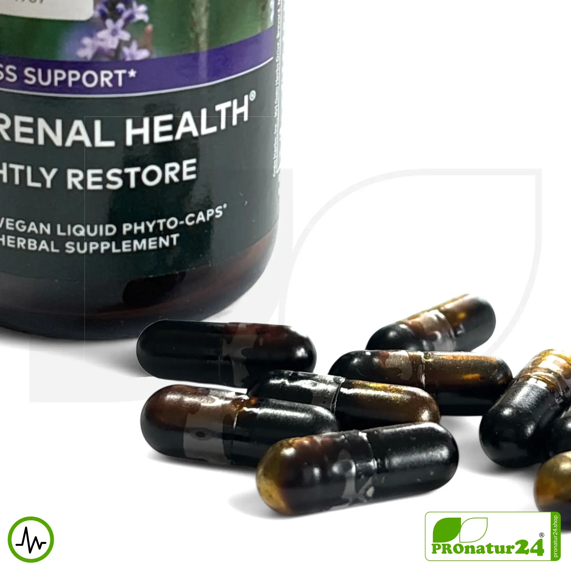 ADRENAL HEALTH – NIGHTLY RESTORE von gaia HERBS | Die Nacht im Fokus | Nahrungsergänzung vor dem Schlafengehen | 60 Kapseln – Bild 2