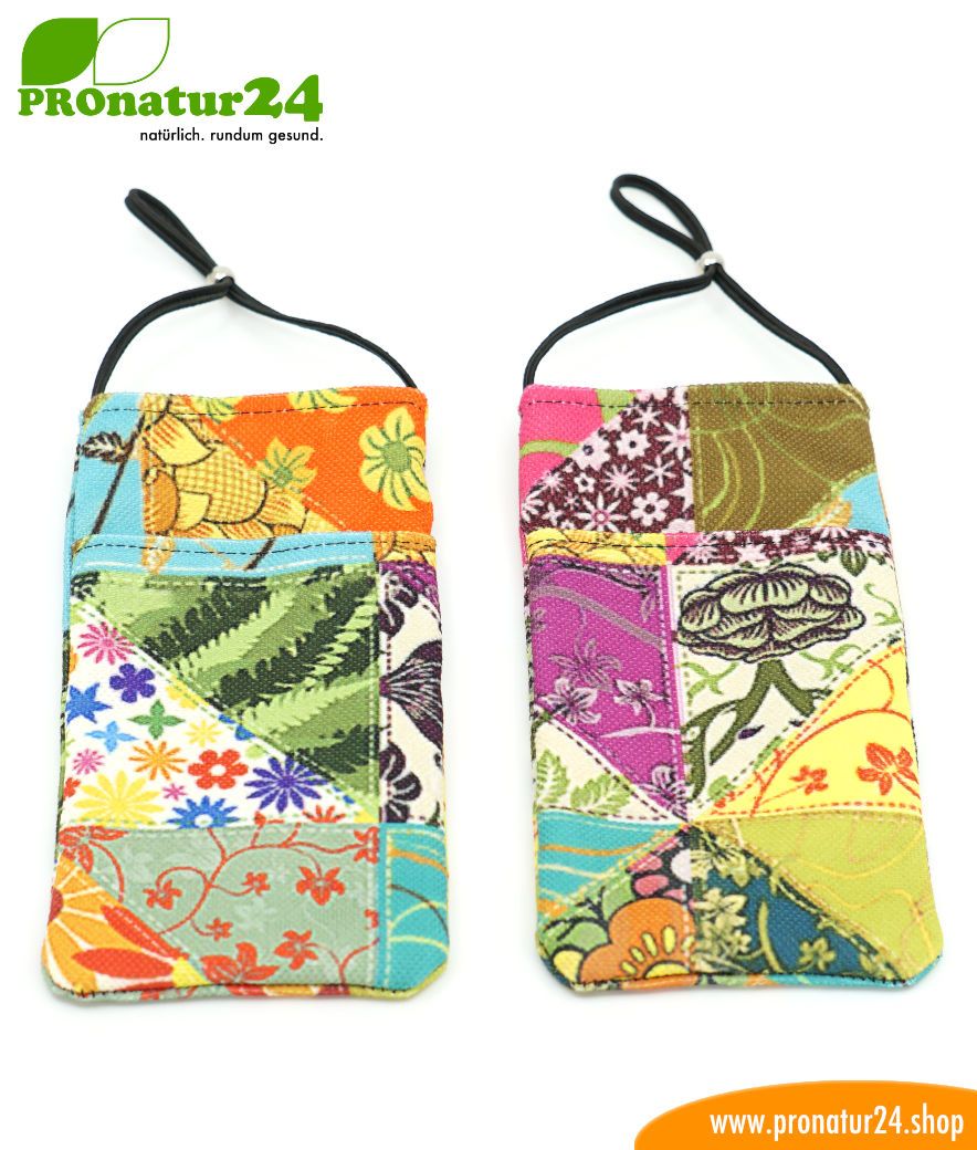 Handyhülle eWall | Handytasche Design flowerpower | Anti Elektrosmog inkl. 5G | 3in1 Schutz inkl. RFID Datenschutz | iPhone, Android, Smartphone, usw. – Bild 7