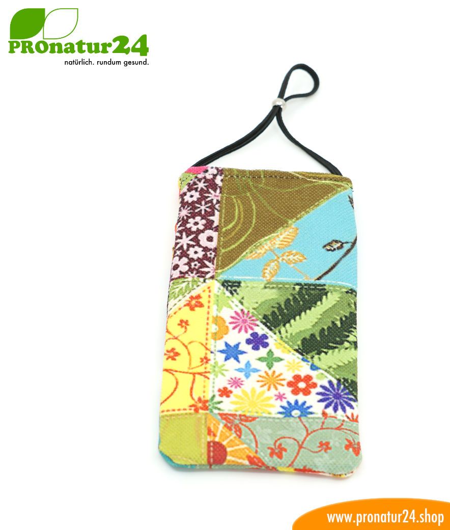Handyhülle eWall | Handytasche Design flowerpower | Anti Elektrosmog inkl. 5G | 3in1 Schutz inkl. RFID Datenschutz | iPhone, Android, Smartphone, usw. – Bild 6