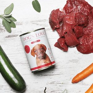 DOG’S LOVE Junior Rind mit Karotte Welpenfutter